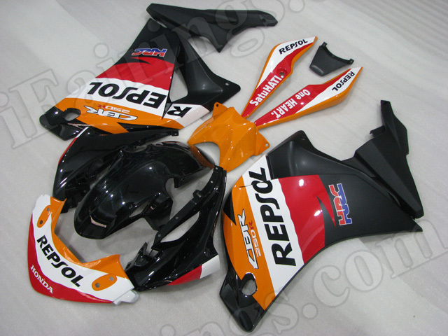 Motorcycle fairings for Honda 2011 2012 2013 CBR250R MC41 Repsol replica.