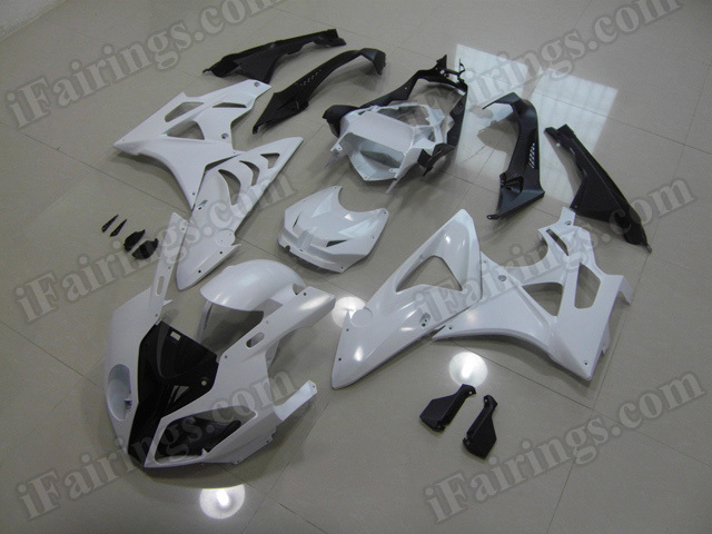 2009 2010 2011 2012 2013 2014 BMW S1000RR Matte White Fairing Kit. - Click Image to Close