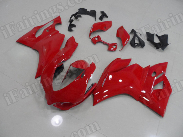 Ducati 899/1199 Panigale red fairing kits. - Click Image to Close