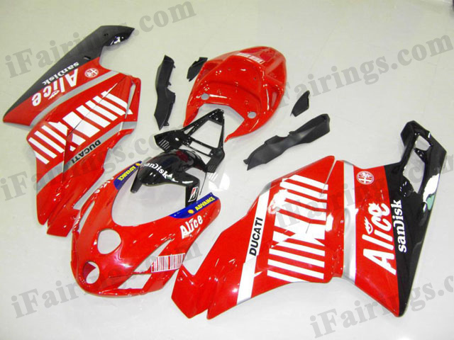 aftermarket fairing kit for Ducati 749/999 2003 2004 Alice. - Click Image to Close