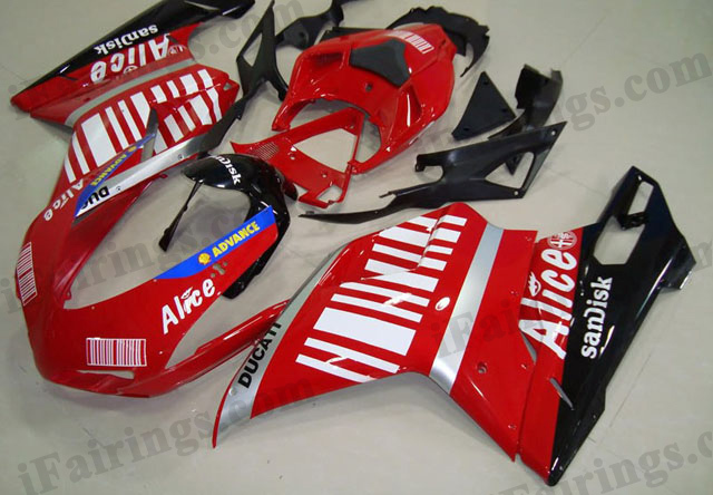 replacement fairing kit for Ducati 848/1098/1198 Alice.