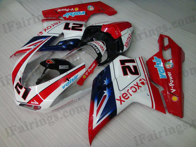 aftermarket fairing kit for Ducati 848/1098/1198 bayliss.