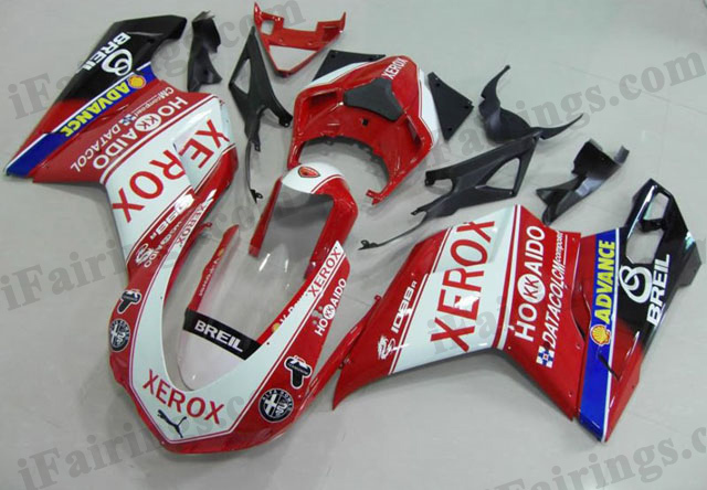 aftermarket fairing kit for Ducati 848/1098/1198 xerox scheme. - Click Image to Close