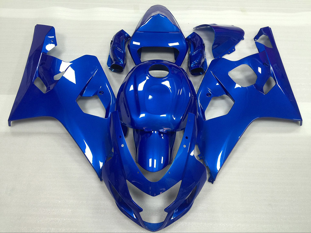 2004 2005 Suzuki GSX-R600, GSX-R750 blue fairing kits. - Click Image to Close