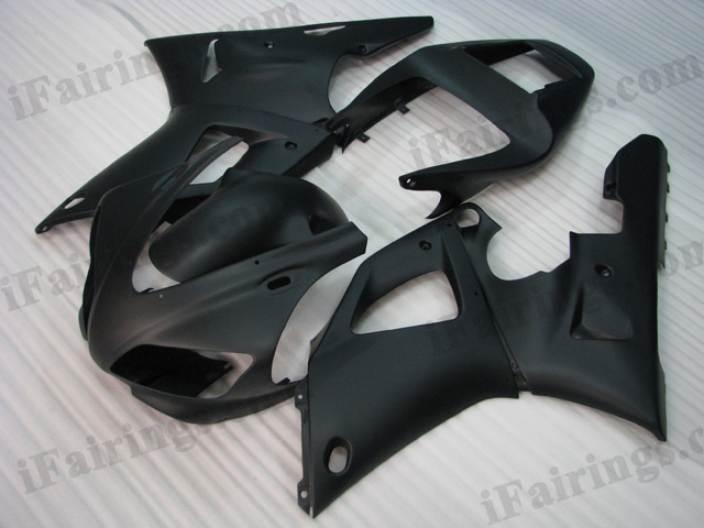 1998 1999 Yamaha YZF-R1 matt black fairing kits.