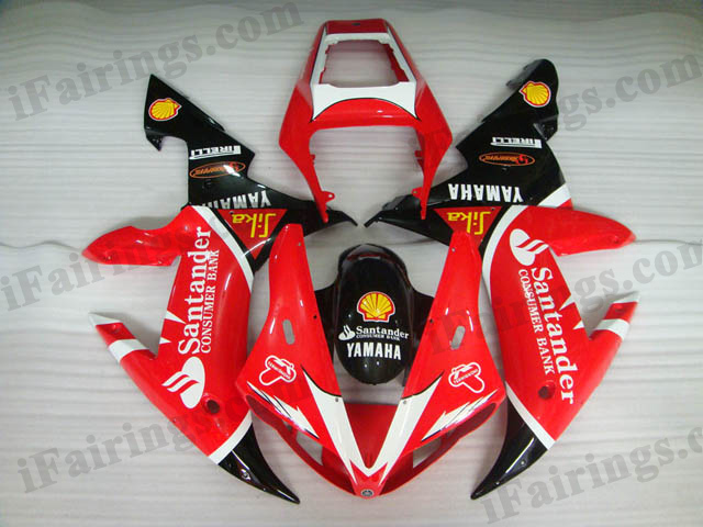 2002 2003 YZF-R1 santander fairing kits.