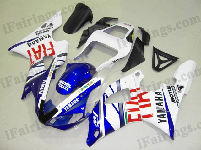 aftermarket fairings for 2000 2001 YZF R1 Fiat stickers.