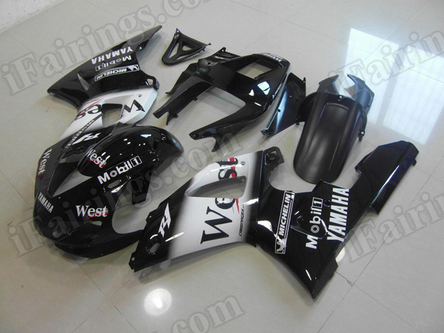 Motorcycle fairings/body kits for 1998 1999 Yamaha YZF R1 West replica.