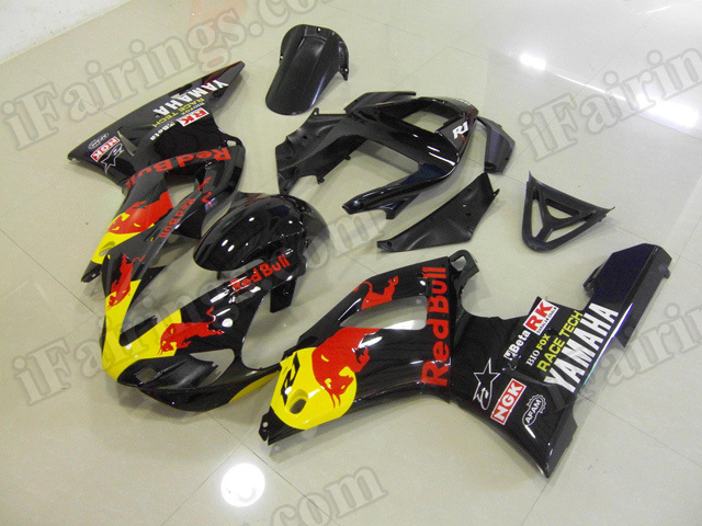 Motorcycle fairings/body kits for 2000 2001 Yamaha YZF R1 RedBull replica