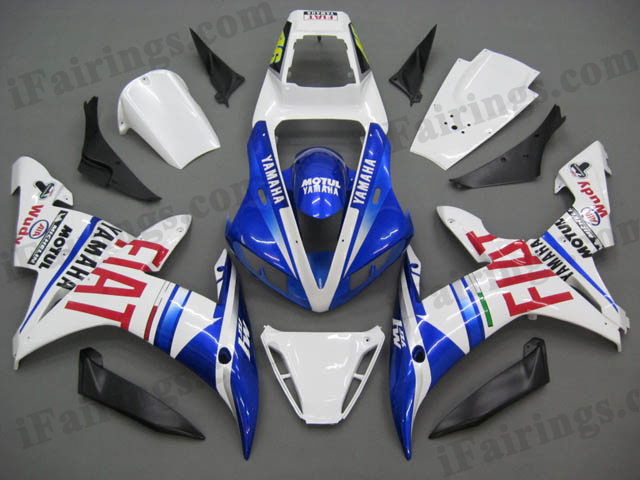 Yamaha 2002 2003 YZF-R1 fiat race replica fairings
