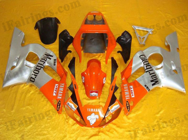 YZF-R6 1999 to 2002 Marlboro fairings, R6 Marlboro stickers.