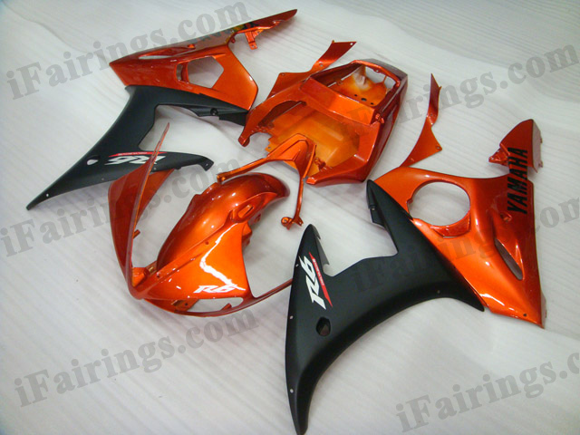 YZF-R6 2003 2004 2005 gold and black fairings, 2003 2004 2005 R6 body kits. [fairing2015]