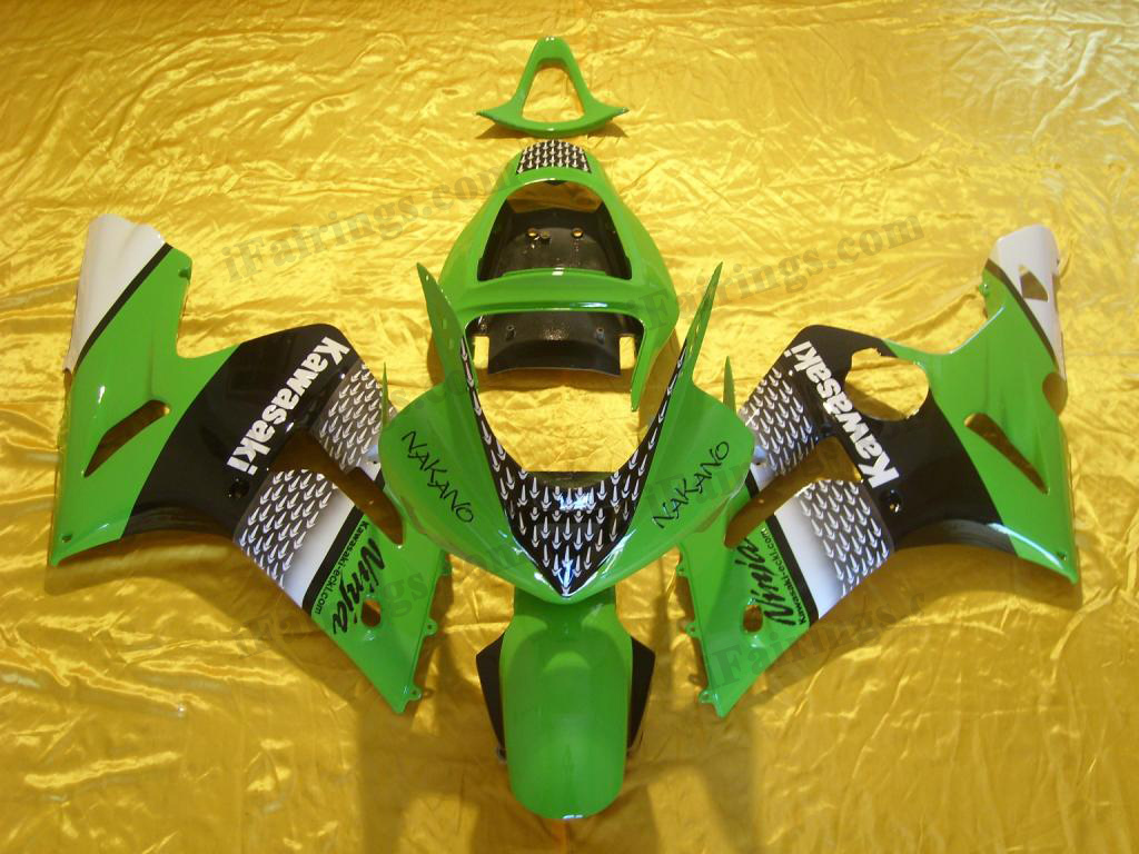 2003 2004 Kawasaki ZX6R Ninja nakano fairing kits. [fairing2048]