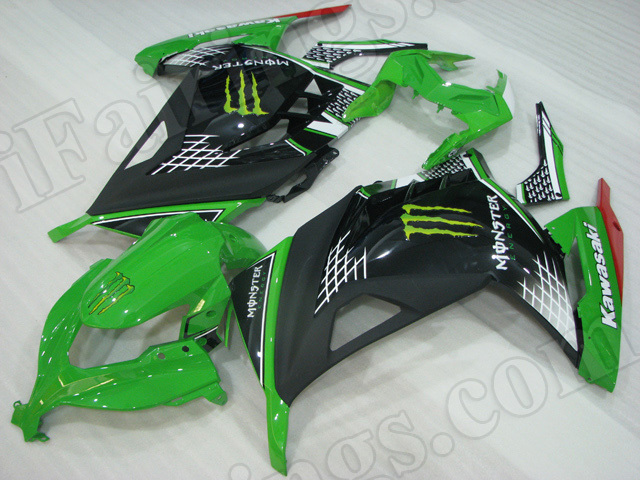 Motorcycle fairings/bodywork for Kawasaki 2013 2014 2015 Ninja 300 Monster graphic.