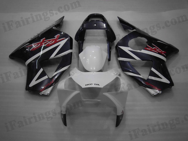 2002 2003 CBR900RR 954 white and blue fairings kit