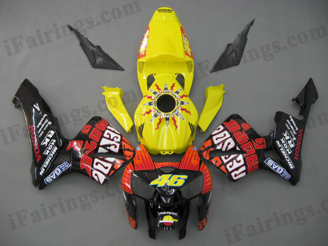 2003 2004 CBR600RR rossi repsol motogp fairing kits.