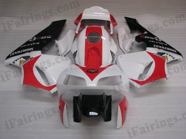 2003 2004 Honda CBR600RR red,white and black fairing kits
