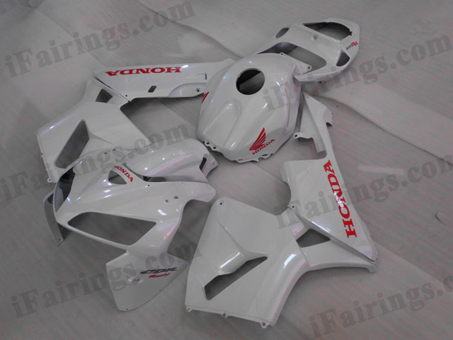 2003 2004 Honda CBR600RR pearl white fairing kits