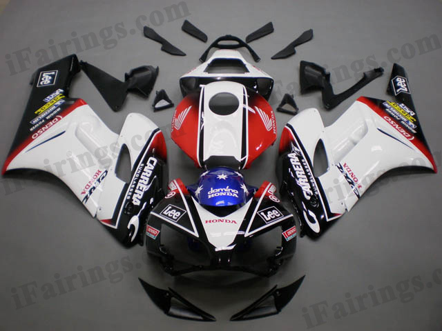 2004 2005 CBR1000RR white CARRERA fairings