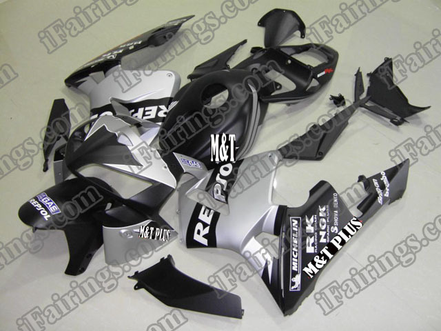 2005 2006 CBR600RR black repsol replica fairings.