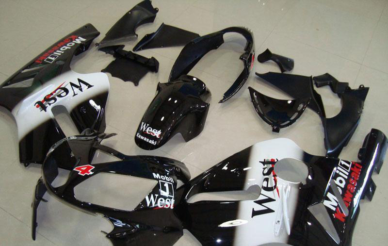 2002-2004 zx12r black white west