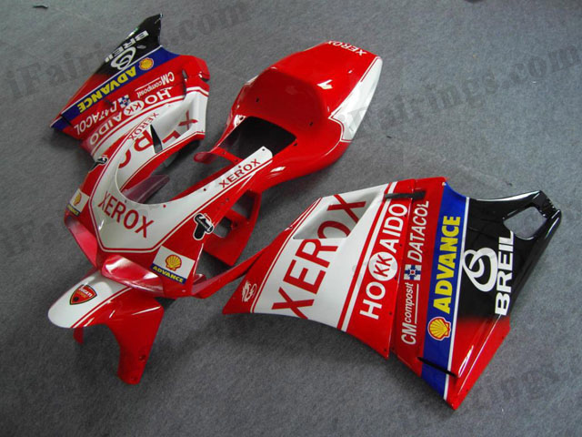 aftermarket fairing kits for Ducati 748/916/996 xerox graphic.