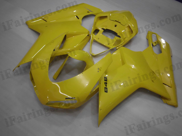 Ducati 848/1098/1198 yellow fairing kits.
