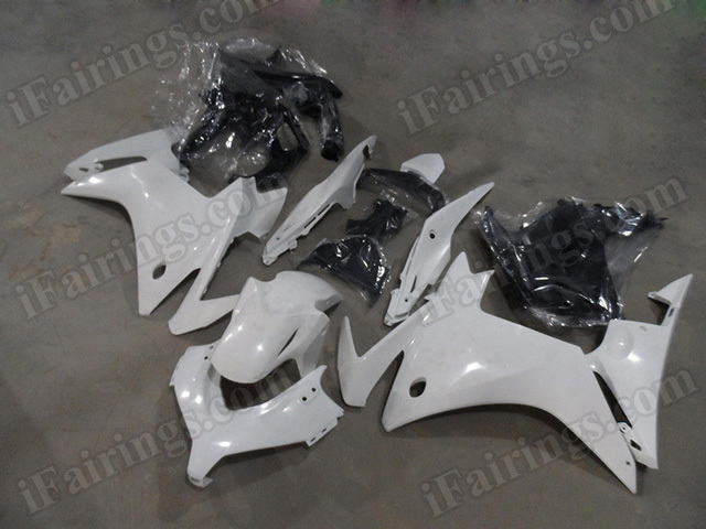Motorcycle fairings for Honda 2013 2014 2015 CBR500R all white color.