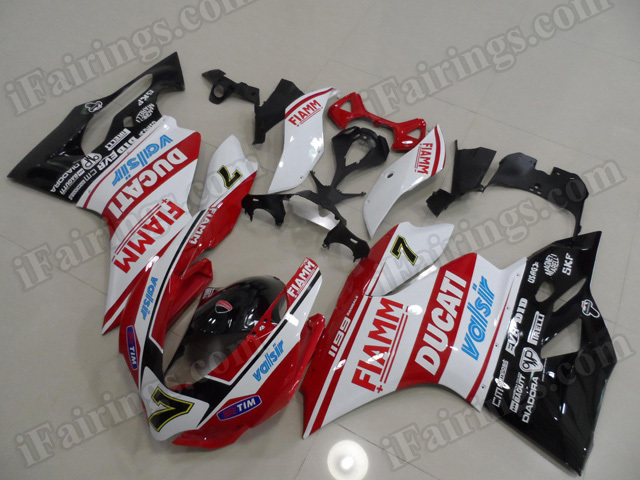 Motorcycle fairings/bodywork for Ducati 899/1199 FIAMM replica.
