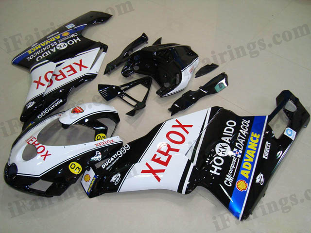 aftermarket fairing kit for Ducati 749/999 2003 2004 black xerox.