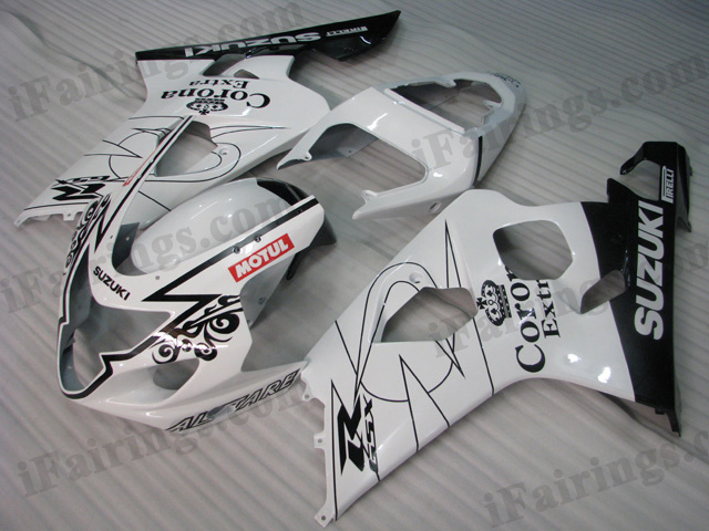 GSXR600/750 2004 2005 Corona replica fairings, 2004 2005 GSXR 600/750 replacement bodywork. - Click Image to Close