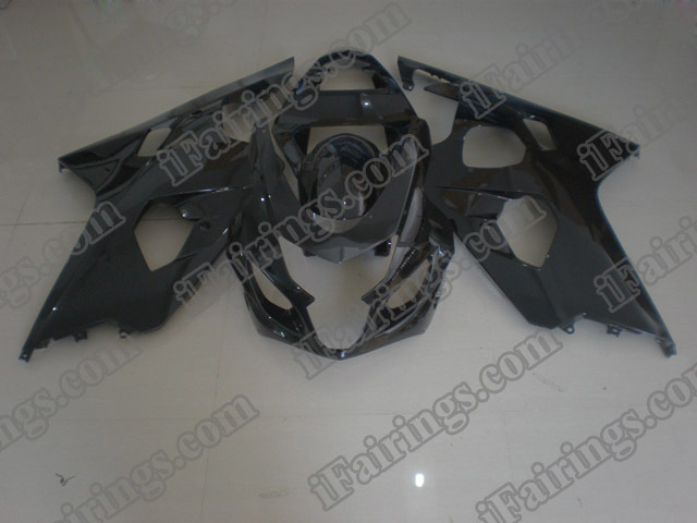 gixxer 2004 2005 GSXR600/750 glossy black fairings